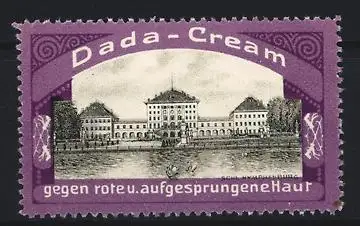 Reklamemarke Dada-Cream, Hautcreme, Schlossansicht