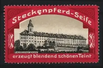 Reklamemarke Steckenpferd-Seife, Schloss in Rudolfstadt