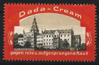 Reklamemarke Jena, Dada-Cream, Hautcreme, Schlossansicht