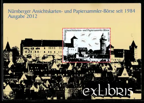 AK Nürnberg, Nürnberger Ansichtskarten- und Papiersammler-Börse 2012, Stadtansicht