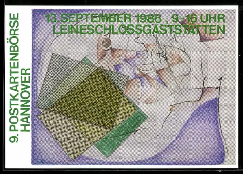 AK Hannover, 9. Postkartenbörse, Ansichtskartenbörse im Jahr 1986