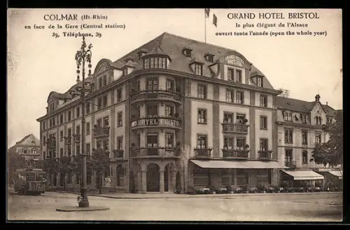 AK Colmar /Ht-Rhin, Grand Hotel Bristol
