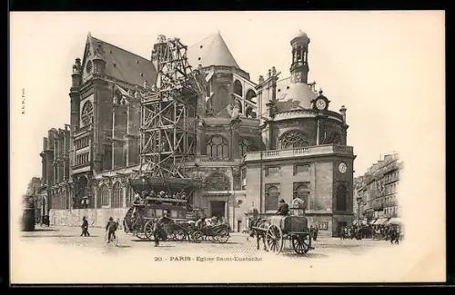 AK Paris, Eglise Saint-Eustache