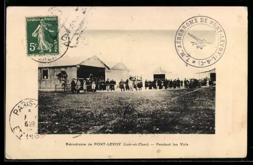 AK Pont-Levoy /Loir-et-Cher, Pendant les Vols