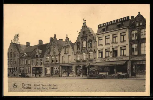 AK Furnes, Grand`Place, côté Sud