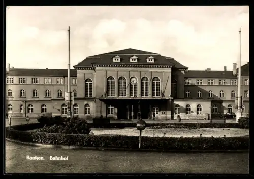 AK Bautzen, Blick zum Bahnhof