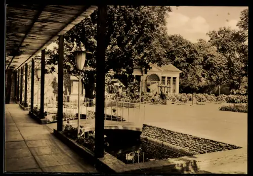 AK Dessau, Gasthaus Teehäuschen, Terrasse