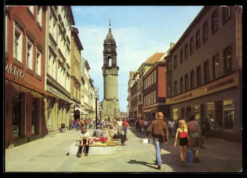 AK Bautzen, Reichenstrasse mit Reichenturm