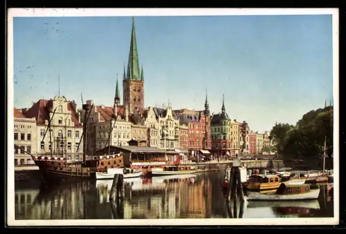 AK Lübeck, Hafenpartie an der Untertrave