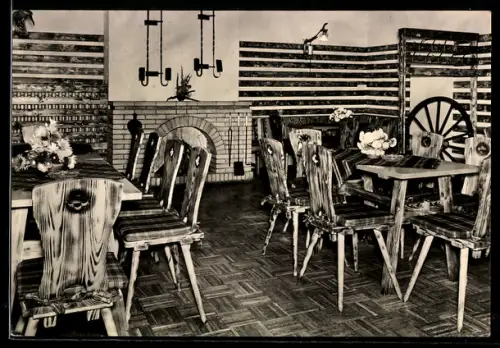 AK Friedrichsbrunn /Ostharz, Bauernstube des FDGB-Erholungsheims Gustav Zabel