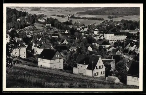 AK Oberschlema, Gesamtansicht aus der Vogelschau