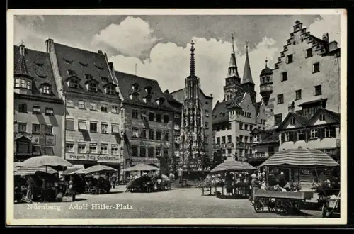 AK Nürnberg, Blick über den Platz