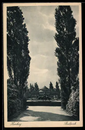 AK Hamburg-Winterhude, Stadtpark