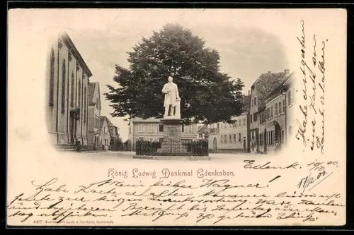 AK Edenkoben, König Ludwig-Denkmal