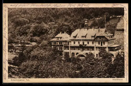 AK Edenkoben, Blick zum Hotel Waldhaus
