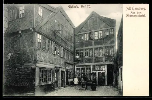 AK Alt-Hamburg, Eichholz Hof 70, Abbruchviertel