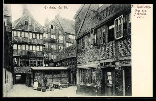 AK Alt-Hamburg, Eichholz Hof 70, Abbruchviertel