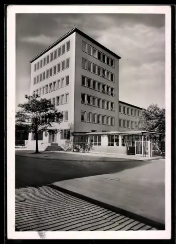 AK Frankenthal /Pfalz, Verwaltungsgebäude der Klein, Schanzlin & Becker AG., Aussenansicht