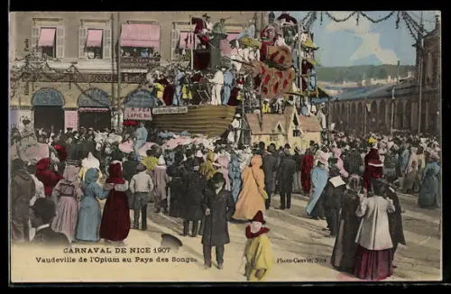 AK Nice, Vaudeville de l`Opium au Pays des Songe