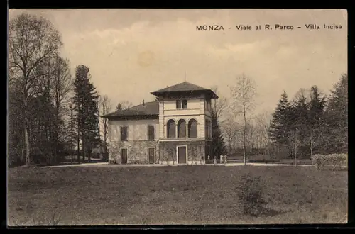 AK Monza, Viale al R. Parco, Villa Incisa