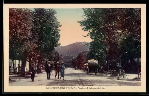 AK Montecatini Terme, Veduta di Montecatini alto