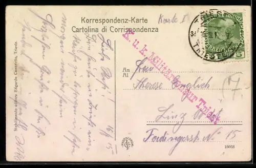 AK Trieste, Palazzo della Posta
