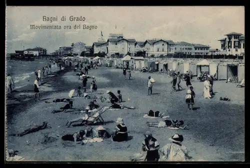 AK Grado, Bagni di Grado movimentata ora del bagno