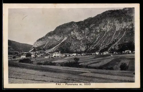 AK Fai, Panorama con montagne e campi