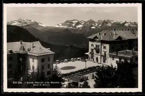 AK Mendola, I Grandi Alberghi della Mendola verso la Brenta