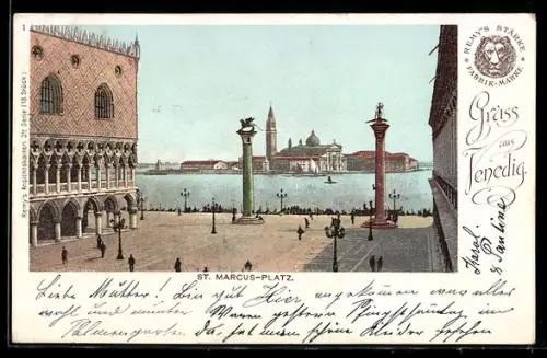 AK Venedig, Motiv vom St. Marcus-Platz