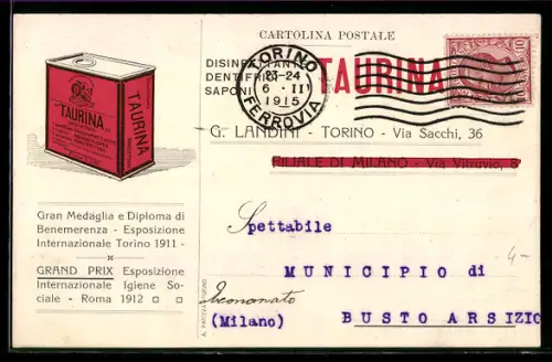 AK Taurina Brevettato, G. Landini, Torino