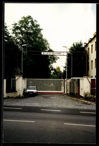 AK Kornwestheim, Einfahrt zur Wilkin-Kaserne