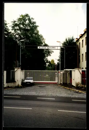 AK Kornwestheim, Einfahrt zur Wilkin-Kaserne