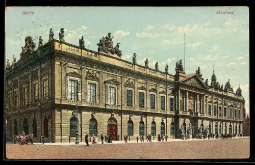 AK Berlin, Blick zum Zeughaus