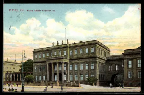 AK Berlin, Palais Kaiser Friedrich III
