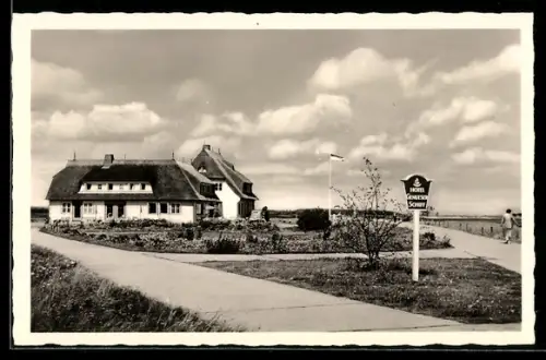 AK Hohwacht, Hotel Genueser Schiff, Bes. Gräfin Waldersee