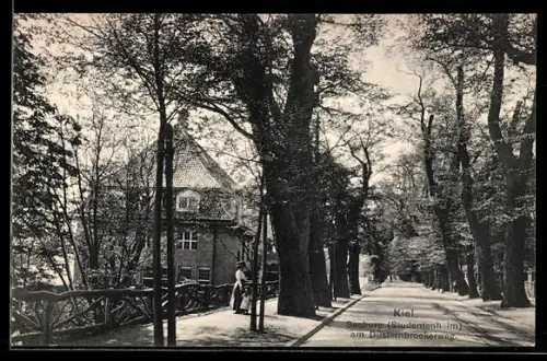 AK Kiel, Seeburg, Studentenheim am Düsternbrookerweg