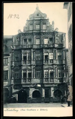 AK Heidelberg, Gasthaus z. Ritter