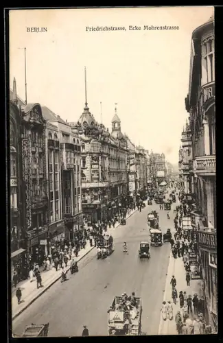 AK Berlin, Friedrichstrasse, Ecke Mohrenstrasse