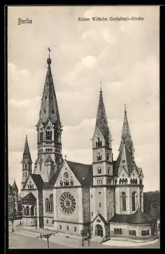 AK Berlin-Charlottenburg, Kaiser Wilhelm Gedächtnis-Kirche