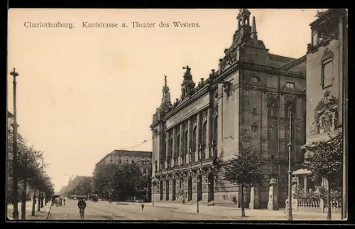 AK Berlin-Charlottenburg, Kantstrasse und Theater des Westens