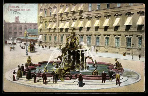 AK Berlin, Der Schlossbrunnen