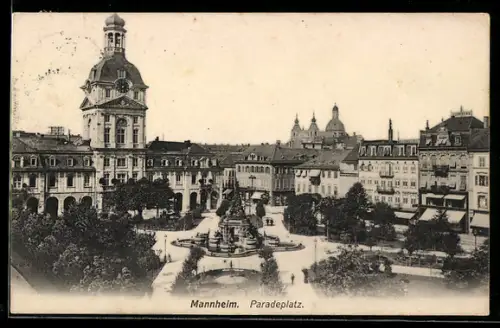 AK Mannheim, Der Paradeplatz