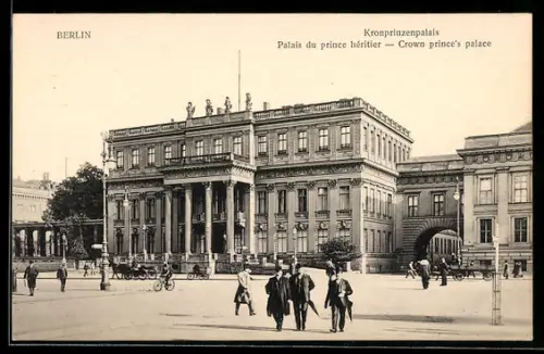 AK Berlin, Partie am Kronprinzenpalais