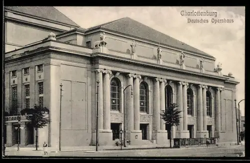 AK Berlin-Charlottenburg, Deutsches Opernhaus
