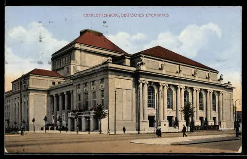 AK Berlin-Charlottenburg, Deutsches Opernhaus