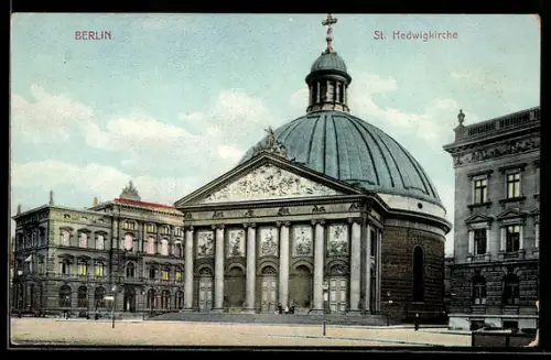 AK Berlin, St. Hedwigskirche, Behrenstrasse