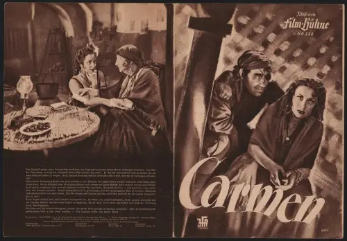 Filmprogramm IFB Nr. 232, Carmen, Vivian Romance, Jean Marais, Regie: Christian Jaque