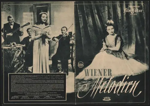 Filmprogramm IFB Nr. 303, Wiener Melodien, Johannes Heesters, Elfie Mayerhofer, Regie: Hans Thimig