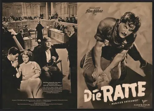 Filmprogramm IFB Nr. 314, Die Ratte, Anton Walbrook, Ruth Chatterton, Regie: Jack Raymond
